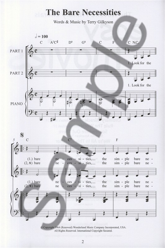 The Novello Primary Chorals: Easy Movies