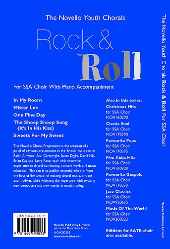 The Novello Youth Chorals: Rock And Roll (SSA)