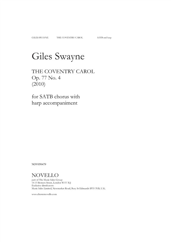 Giles Swayne: The Coventry Carol