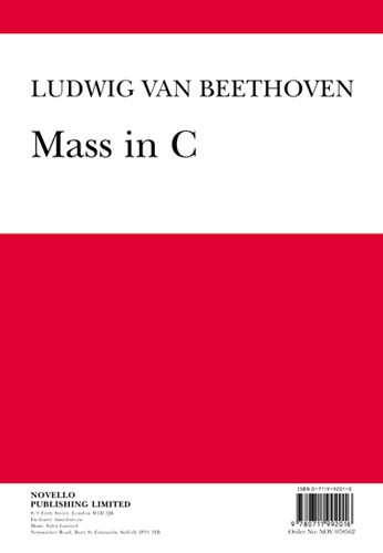 Ludwig Van Beethoven: Mass In C (Vocal Score)