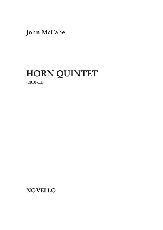 John McCabe: Horn Quintet (Score)