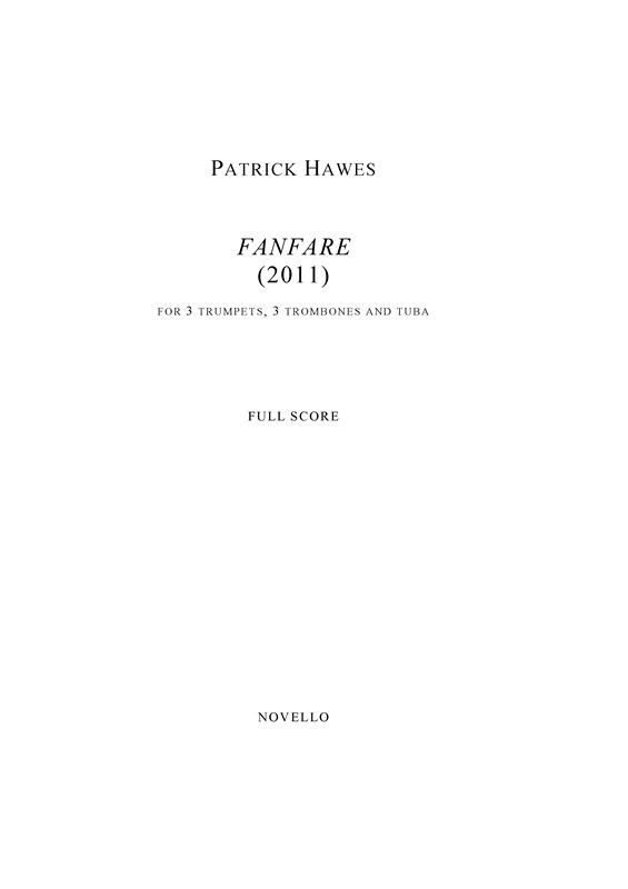 Patrick Hawes: Fanfare (Score)
