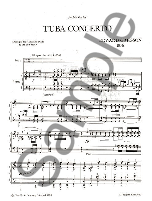 Edward Gregson: Tuba Concerto