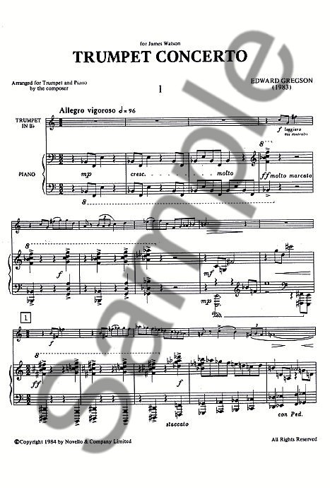 Edward Gregson: Concerto For Trumpet