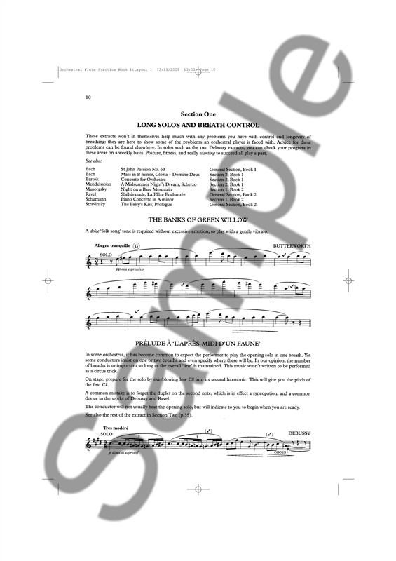 Trevor Wye: The Orchestral Flute Practice Book 1