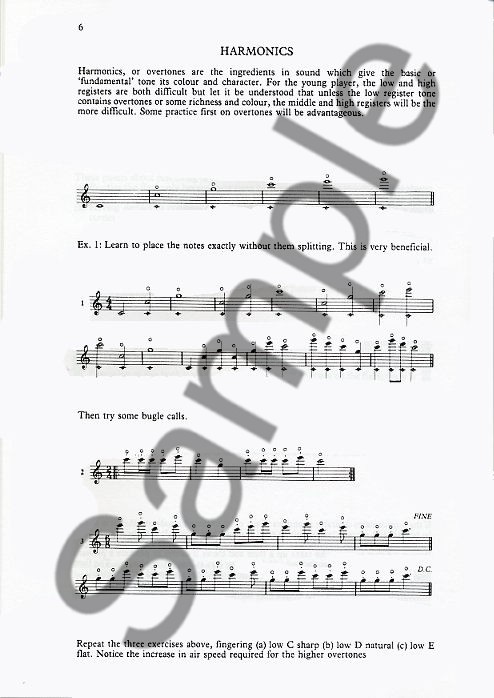 A Trevor Wye Practice Book for the Flute Volume 1: Tone (With CD)