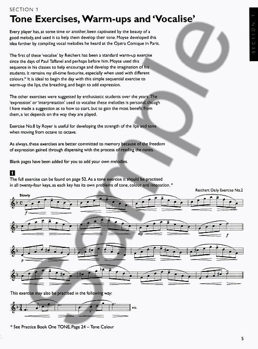 Trevor Wye: Complete Daily Exercises For The Flute