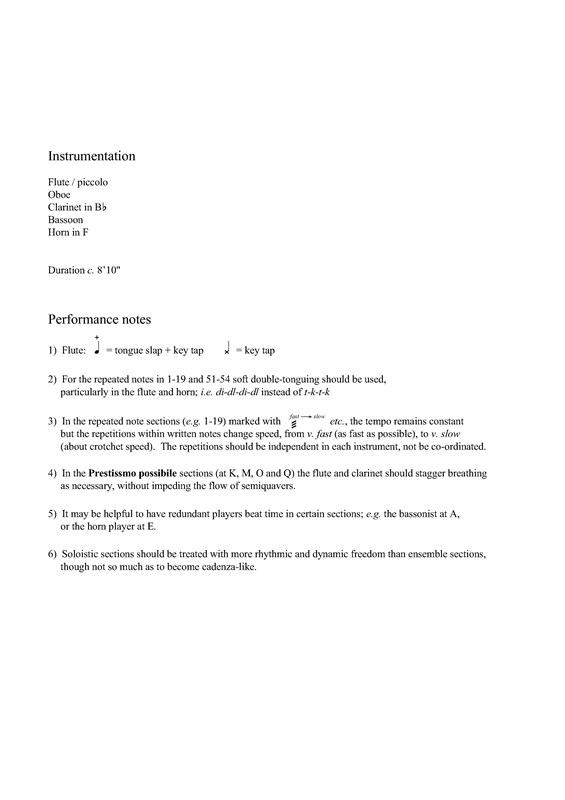 Stuart Macrae: Joindre for Woodwind Quintet (Score)