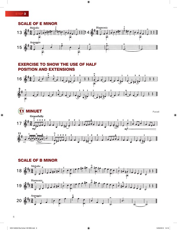 Eta Cohen: Violin Method Book 3 (Sixth Edition)