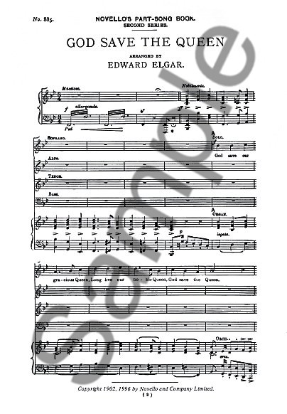 God Save The Queen (SATB)