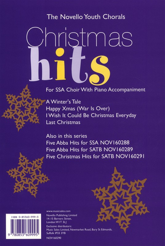 The Novello Youth Chorals: Christmas Hits (SSA)