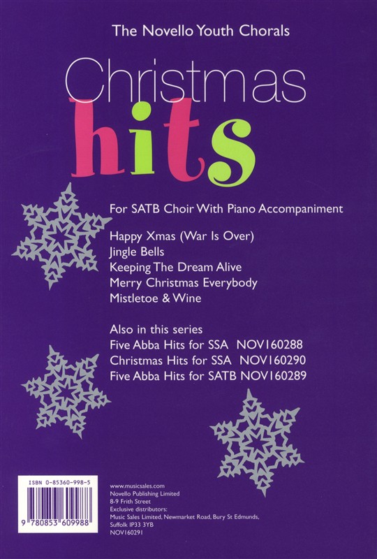 The Novello Youth Chorals: Christmas Hits (SATB)