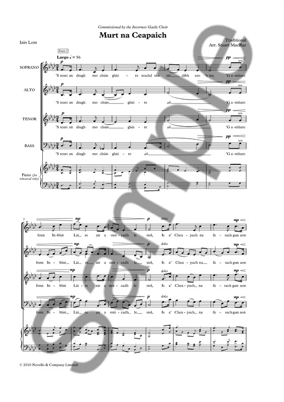 Stuart MacRae: Murt Na Ceapaich