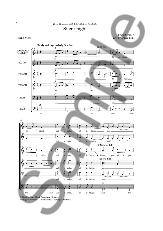 David Hill: Silent Night