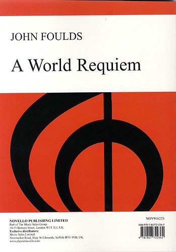 John Foulds: A World Requiem Op.60 (Vocal Score)