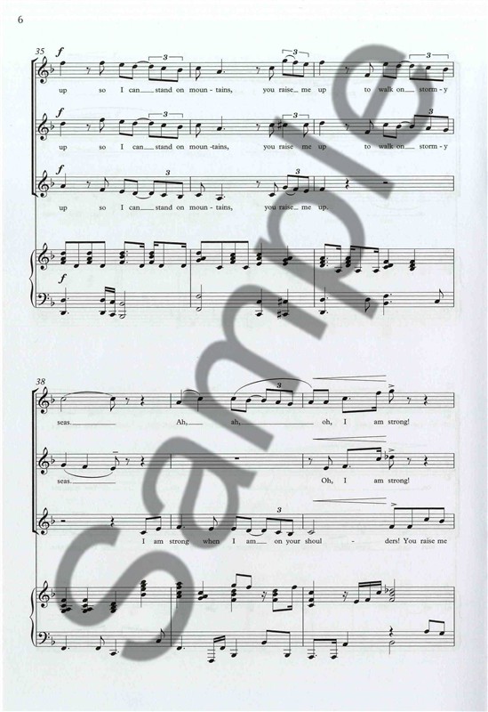 Rolf Lovland/Brendan Graham: You Raise Me Up (SSA/Piano)