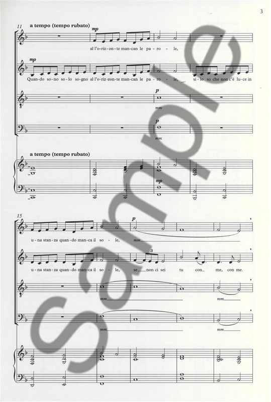 Sarah Brightman/Andrea Bocelli: Time To Say Goodbye (Con Te Partir) - SATB/Pian