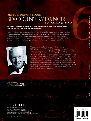 Richard Rodney Bennett: Six Country Dances (Cello/Piano)