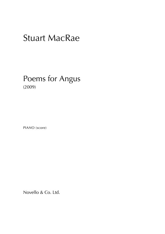 Stuart MacRae: Poems for Angus