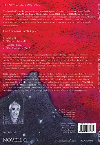 Giles Swayne: Four Christmas Carols Op.77