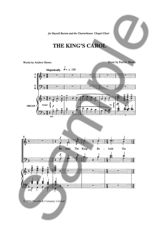 Patrick Hawes: The King's Carol