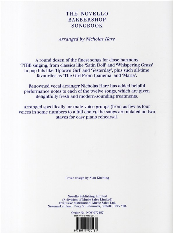 The Novello Barbershop Songbook