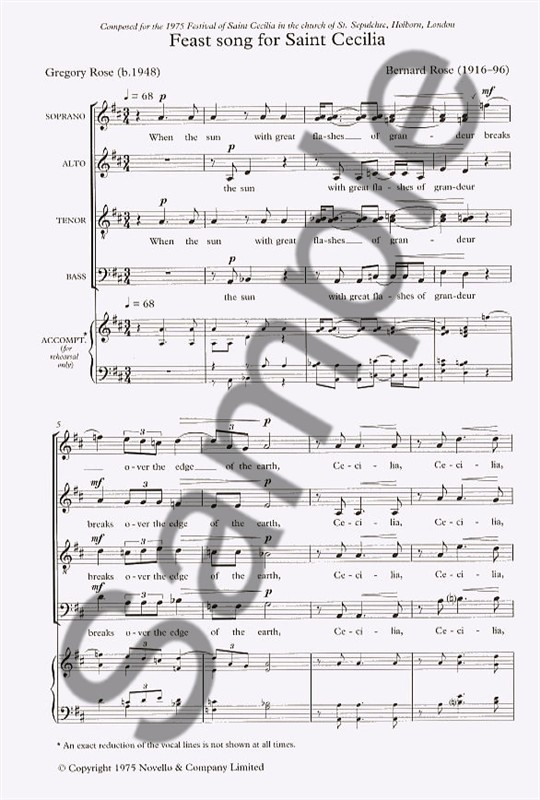 Sing, Precious Music