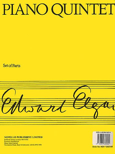 Edward Elgar: Piano Quintet Op.84