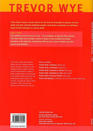 A Trevor Wye Practice Book for the Flute Volume 1: Tone (With CD)