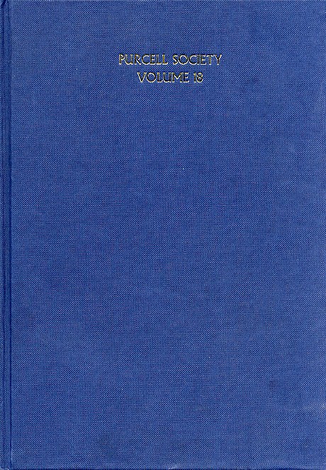 Purcell Society Volume 18: Royal Welcome Songs Part 2 (Paperback)