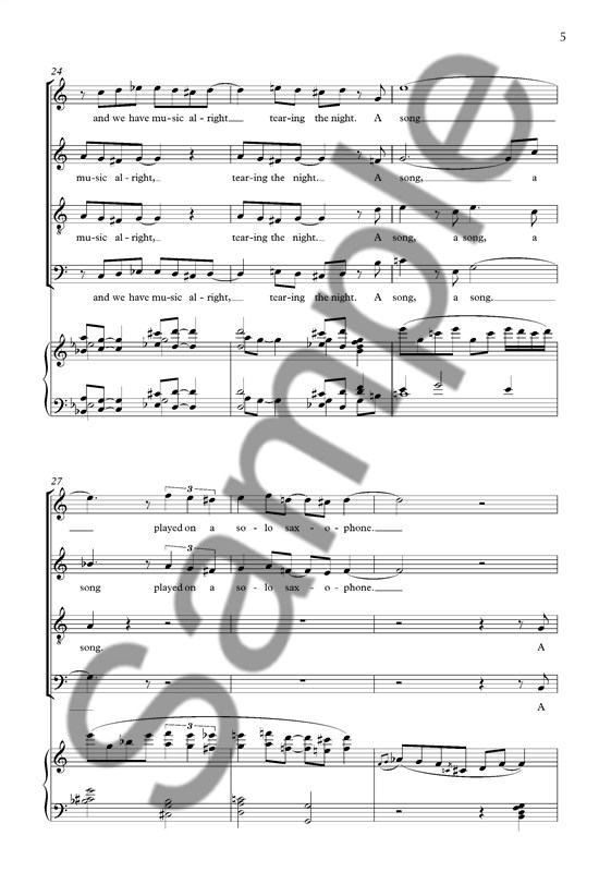 Alain Boublil/Claude-Michel Schönberg: The Last Night Of The World - SATB/Piano