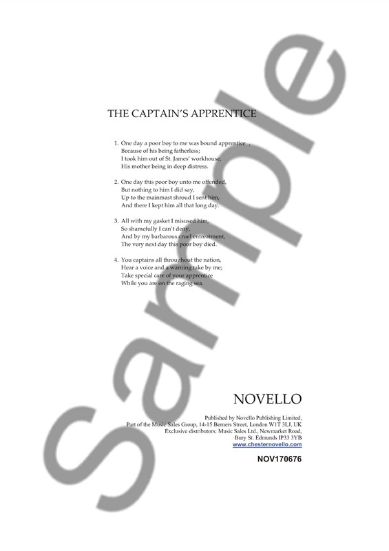 Ralph Vaughan Williams: The Captain's Apprentice (Norfolk)