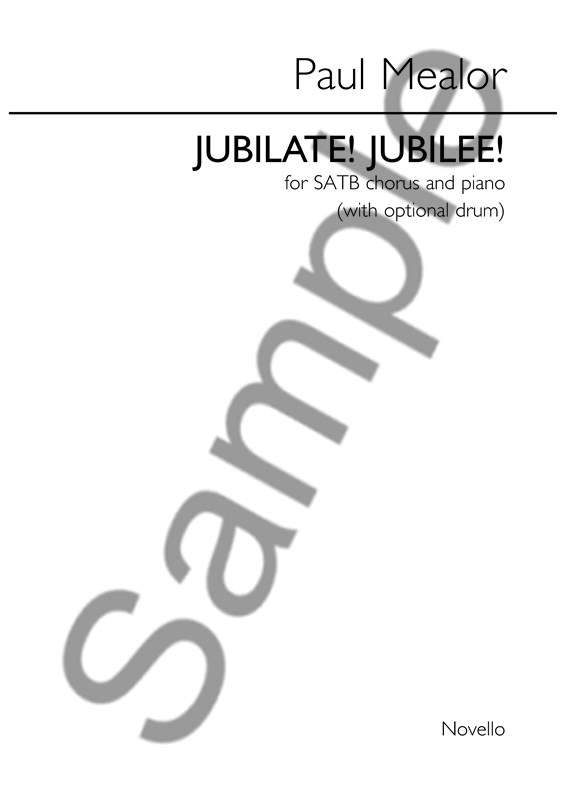 Paul Mealor: Jubilate! Jubilee! (Vocal Score)