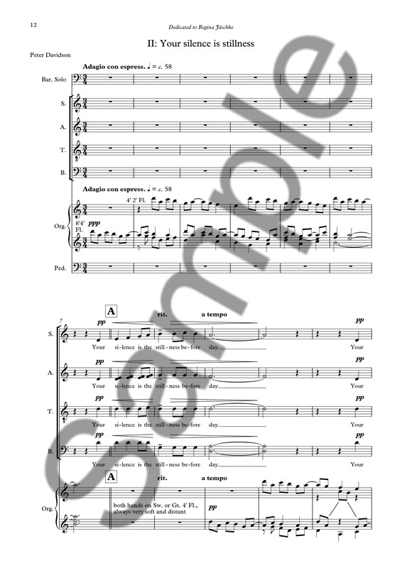 Paul Mealor: Crucifixus (Baritone/SATB/Organ)