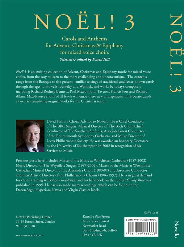 Noël! 3 - Carols And Anthems For Advent, Christmas And Epiphany