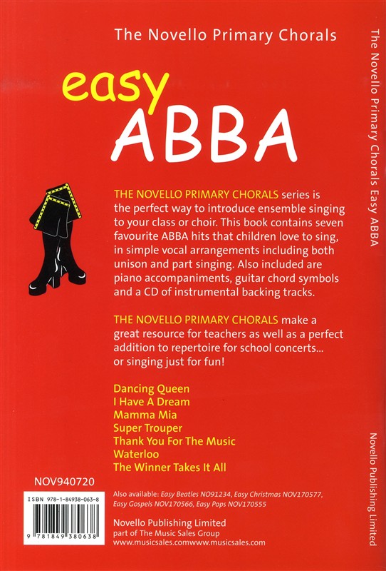 The Novello Primary Chorals: Easy Abba