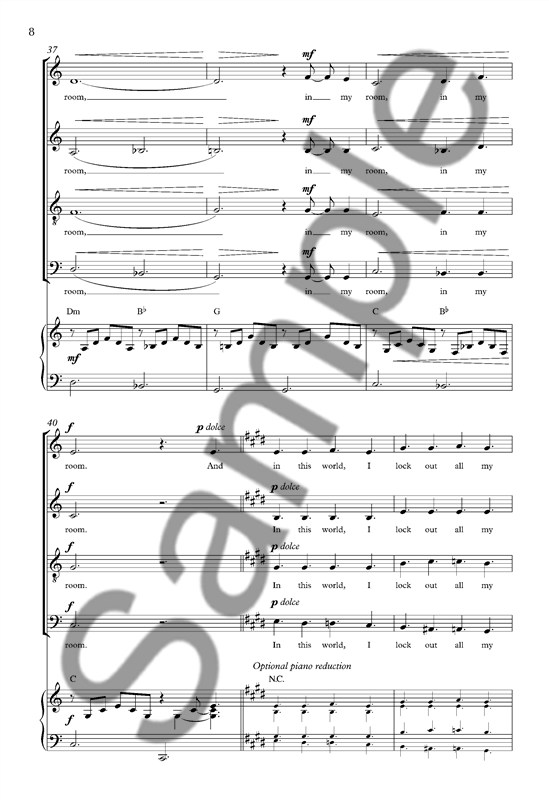 The Beach Boys: In My Room (SATB/Piano)