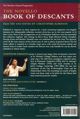 The Novello Book Of Descants