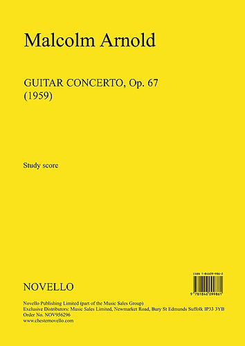 Malcolm Arnold: Guitar Concerto Op.67