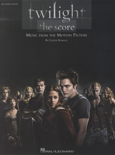 Carter Burwell: Twilight - The Score (Stora noter för piano)