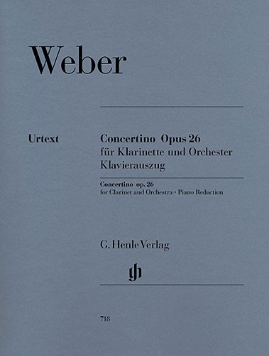 Carl Maria von Weber: Concertino op. 26 for Clarinet and Orchestra