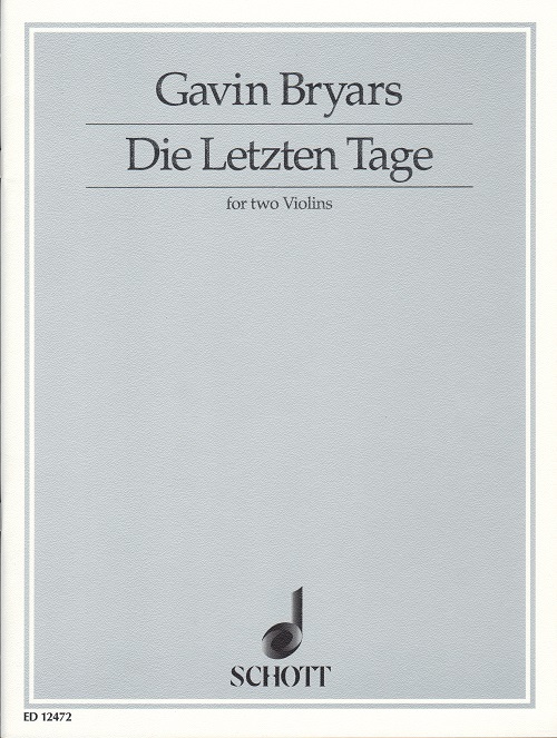 Gavin Bryars: Die letzten Tage