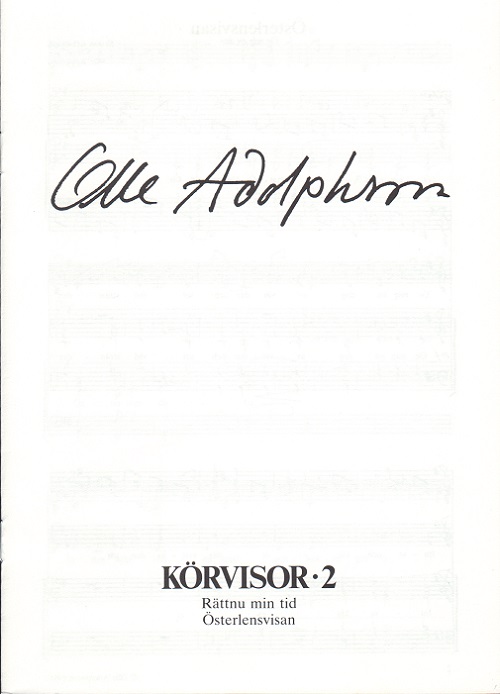 Olle Adolphson: Krvisor 2 (SATB)