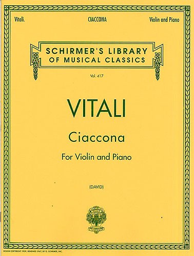 Tommaso Vitali: Ciaccona For Violin