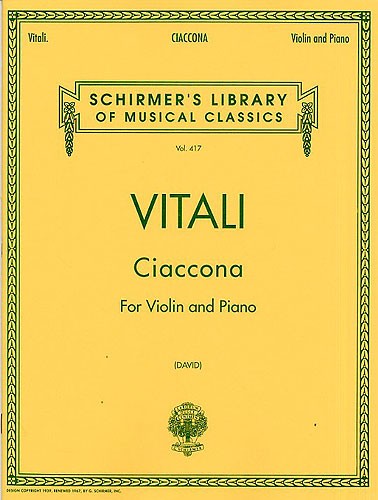 Tommaso Vitali: Ciaccona For Violin