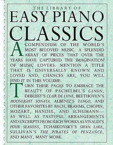 Library Of Easy Piano Classics