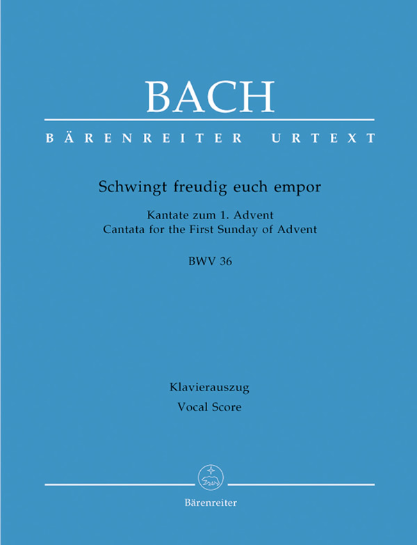Johann Sebastian Bach: Schwingt freudig euch empor (SATB, piano)