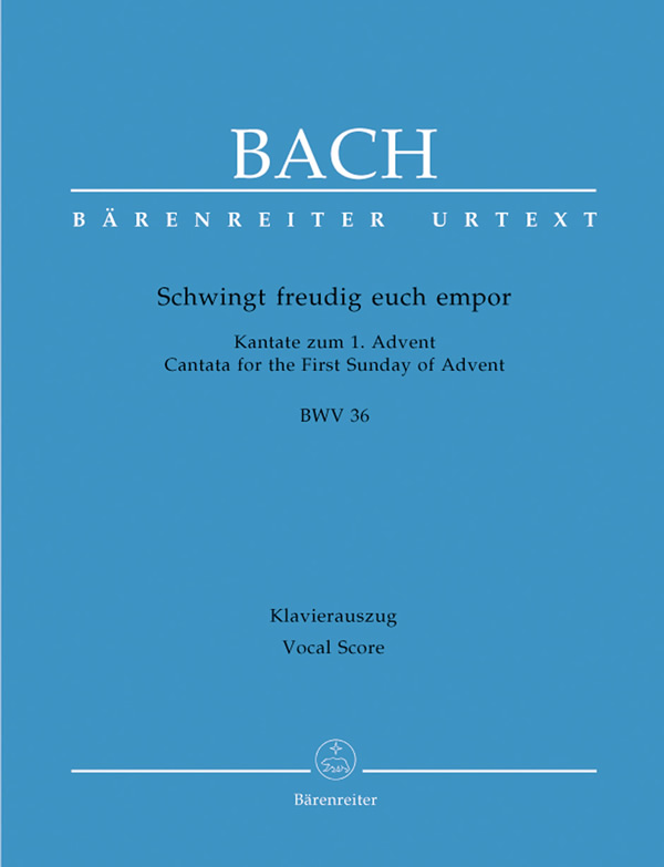 Johann Sebastian Bach: Schwingt freudig euch empor (SATB, piano)