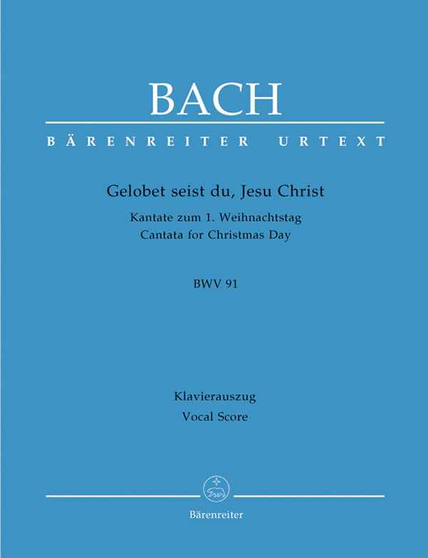 Johann Sebastian Bach: Gelobet seist du, Jesu Christ (SATB, piano)