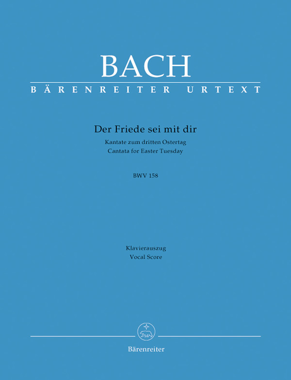 Johann Sebastian Bach: Der Friede sei mit dir (SATB, piano)